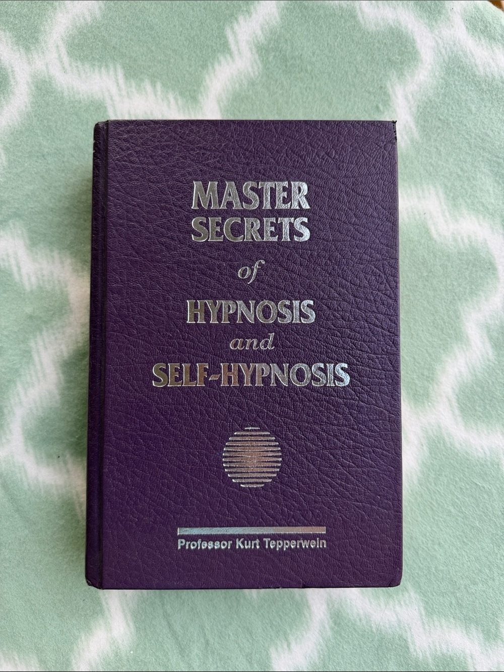 Master Secrets of Hypnosis and Self-Hypnosis - Purple Hardcover book
